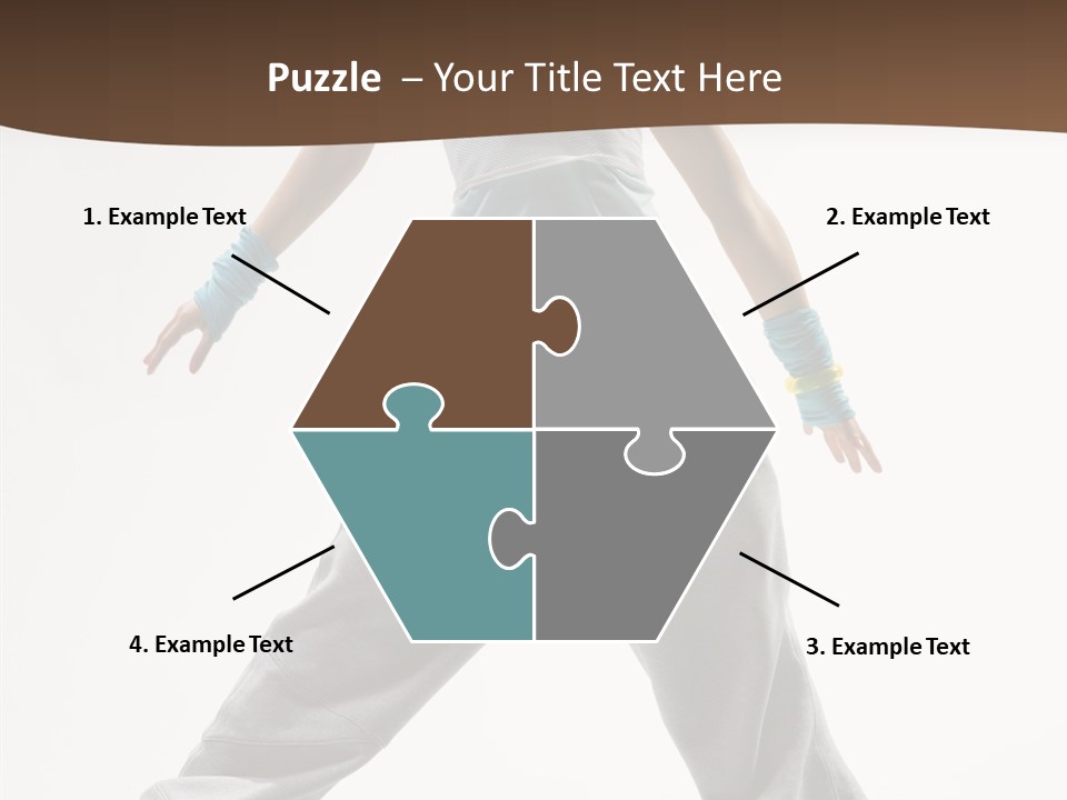 Gymnastics Performer Elegance PowerPoint Template