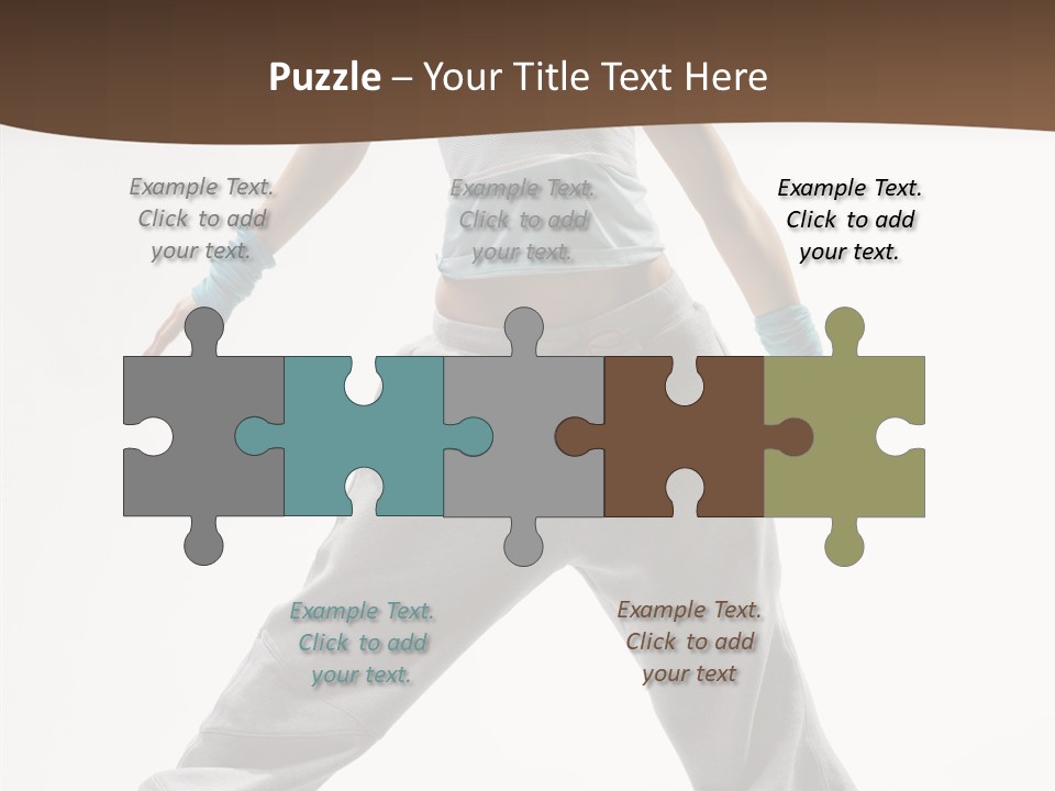 Gymnastics Performer Elegance PowerPoint Template