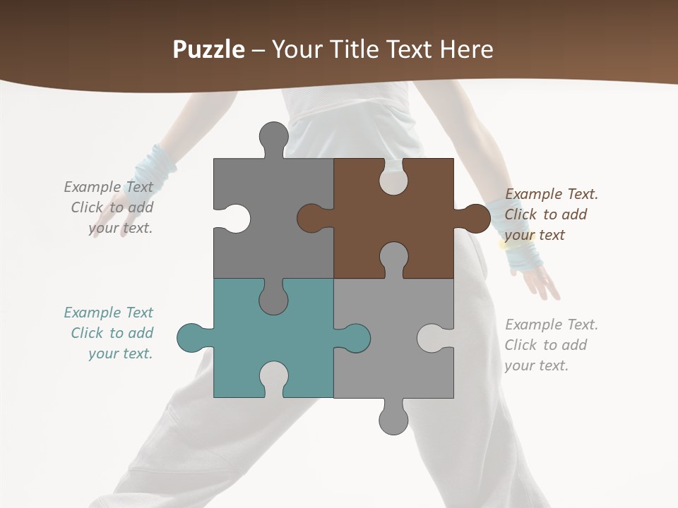 Gymnastics Performer Elegance PowerPoint Template