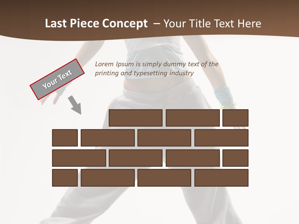 Gymnastics Performer Elegance PowerPoint Template