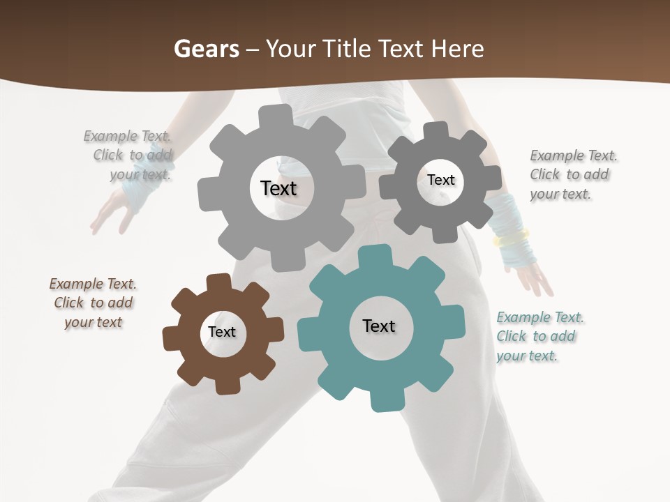 Gymnastics Performer Elegance PowerPoint Template