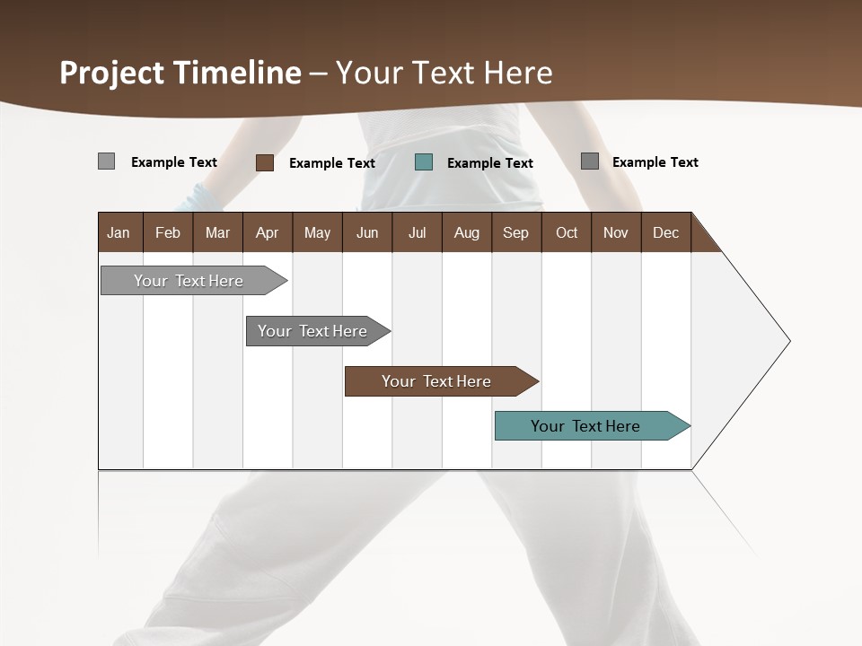 Gymnastics Performer Elegance PowerPoint Template