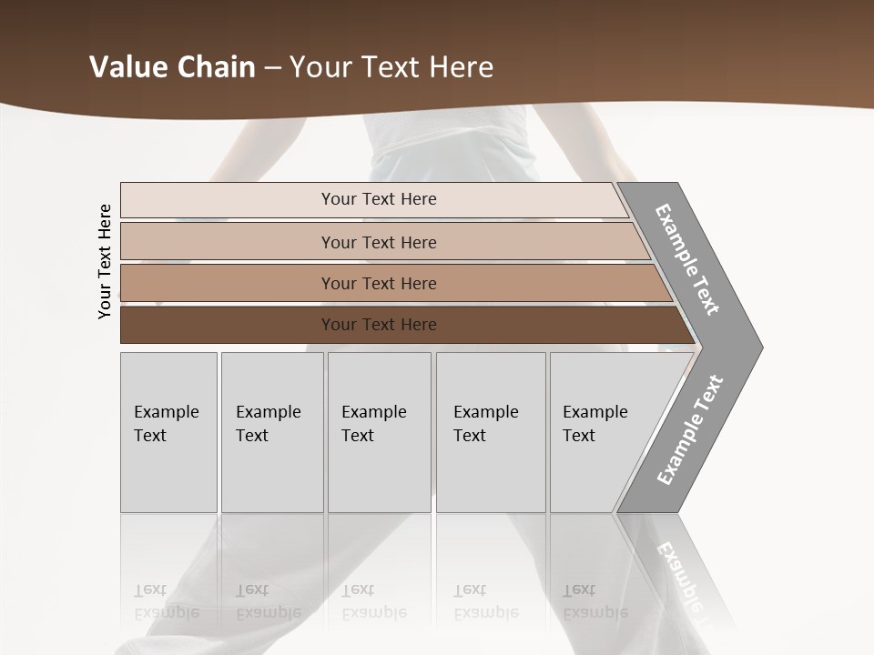 Gymnastics Performer Elegance PowerPoint Template