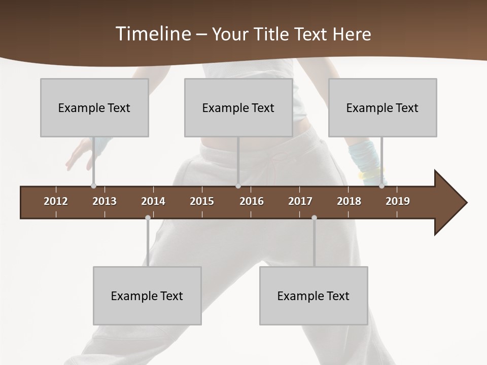 Gymnastics Performer Elegance PowerPoint Template