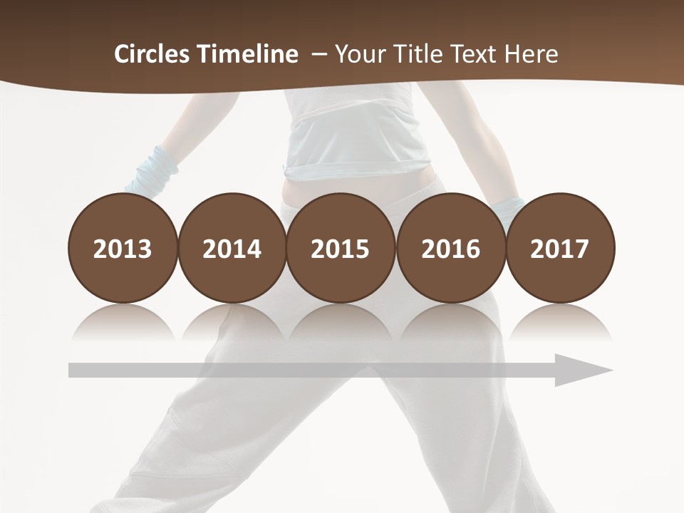 Gymnastics Performer Elegance PowerPoint Template