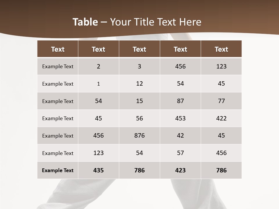 Gymnastics Performer Elegance PowerPoint Template