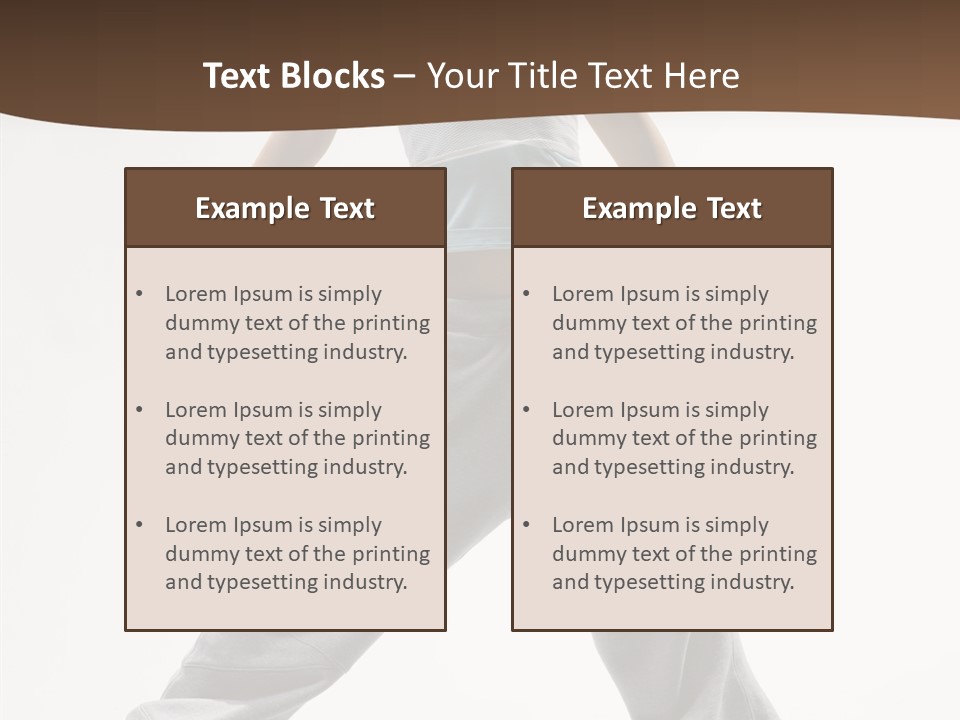 Gymnastics Performer Elegance PowerPoint Template
