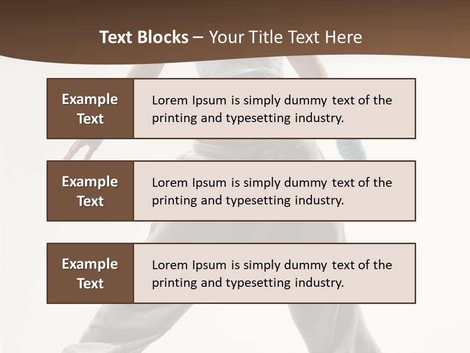 Gymnastics Performer Elegance PowerPoint Template