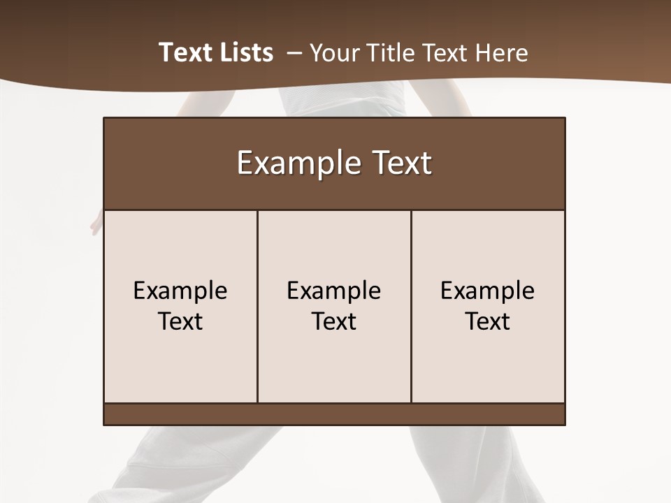 Gymnastics Performer Elegance PowerPoint Template