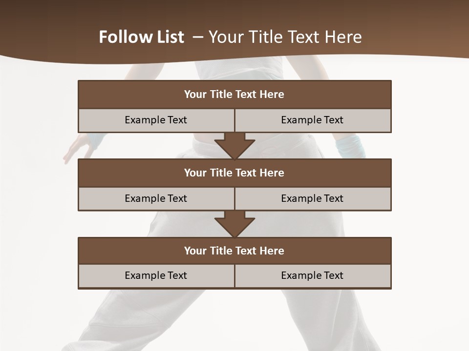 Gymnastics Performer Elegance PowerPoint Template