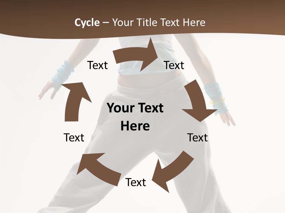 Gymnastics Performer Elegance PowerPoint Template