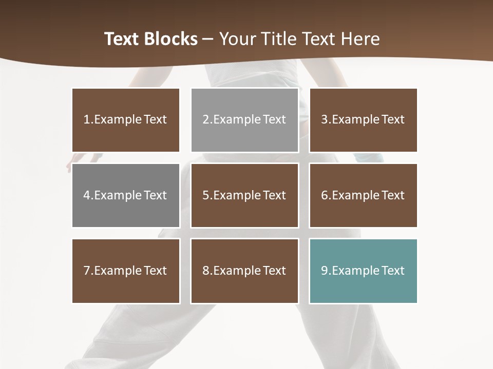 Gymnastics Performer Elegance PowerPoint Template