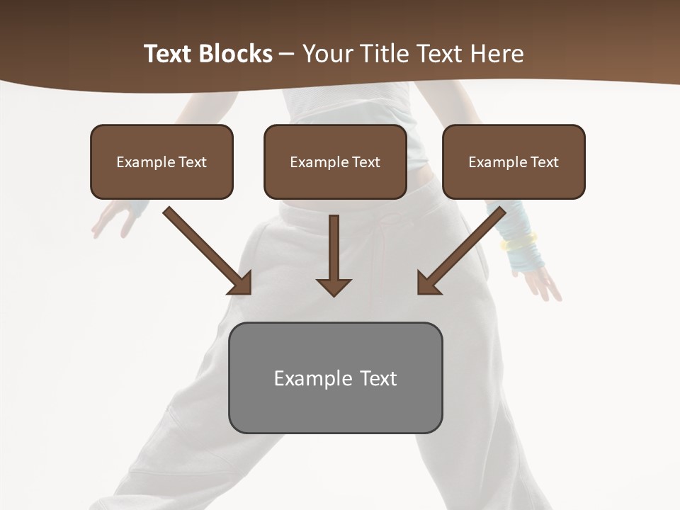 Gymnastics Performer Elegance PowerPoint Template