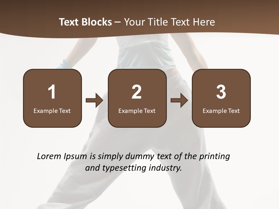 Gymnastics Performer Elegance PowerPoint Template