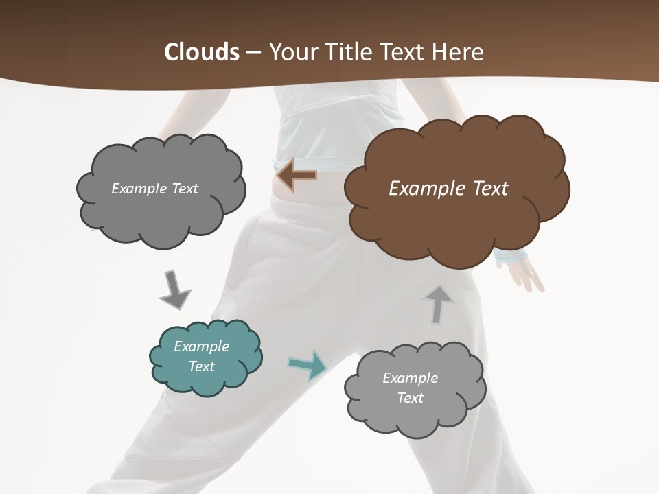 Gymnastics Performer Elegance PowerPoint Template