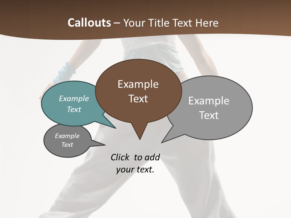 Gymnastics Performer Elegance PowerPoint Template