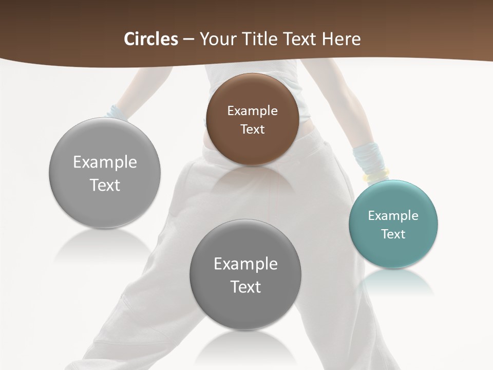 Gymnastics Performer Elegance PowerPoint Template