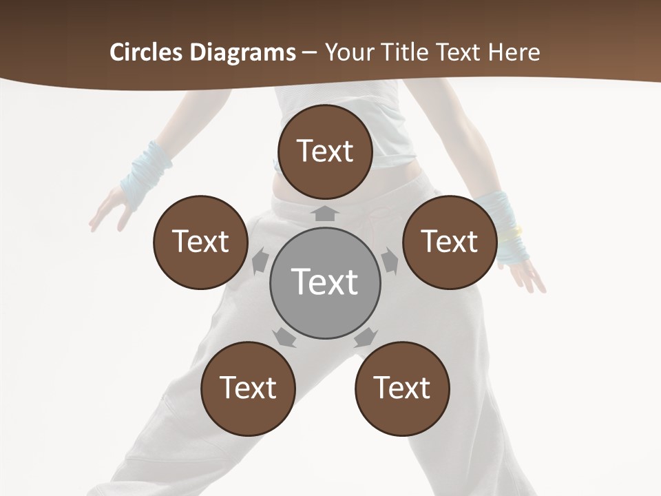 Gymnastics Performer Elegance PowerPoint Template