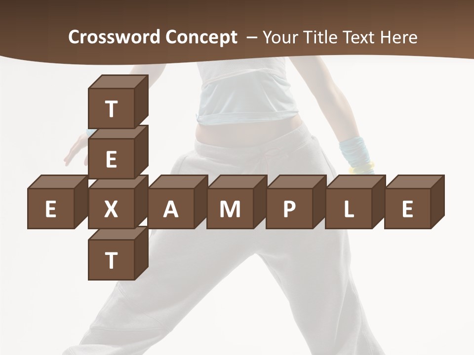 Gymnastics Performer Elegance PowerPoint Template