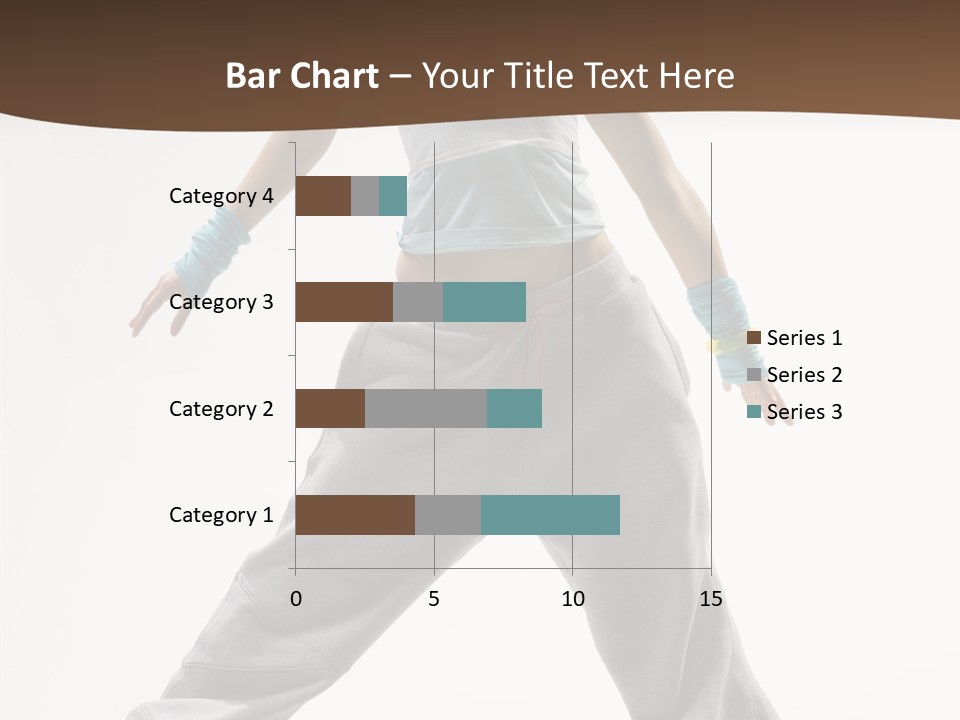 Gymnastics Performer Elegance PowerPoint Template