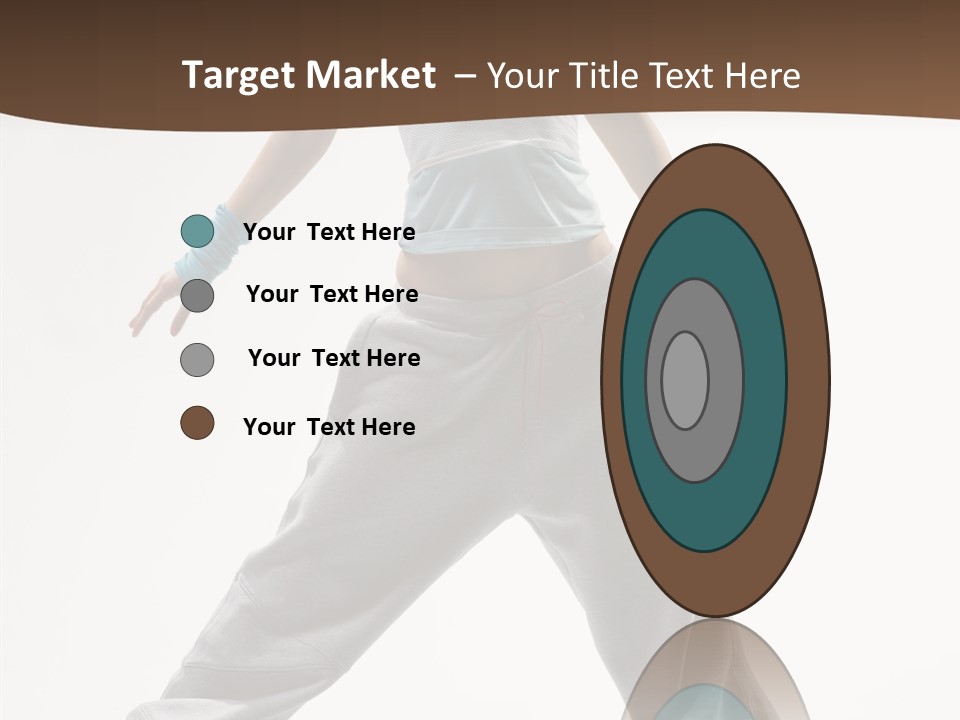 Gymnastics Performer Elegance PowerPoint Template