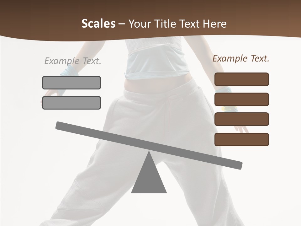 Gymnastics Performer Elegance PowerPoint Template