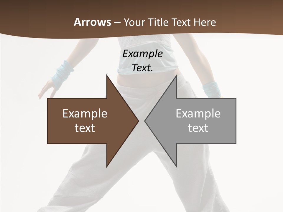 Gymnastics Performer Elegance PowerPoint Template