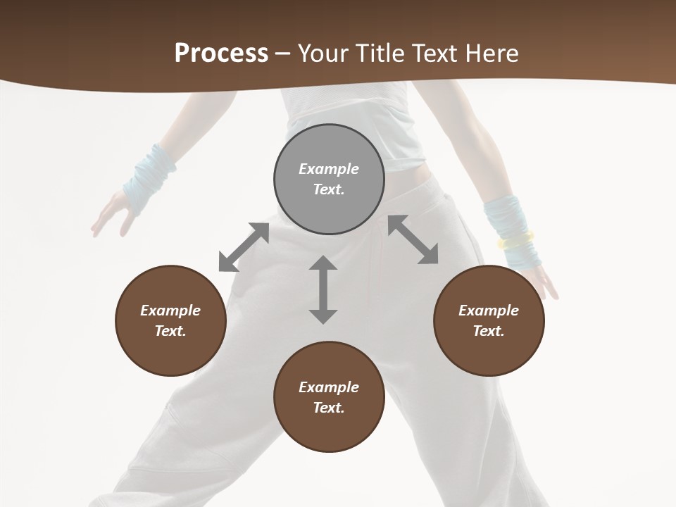 Gymnastics Performer Elegance PowerPoint Template