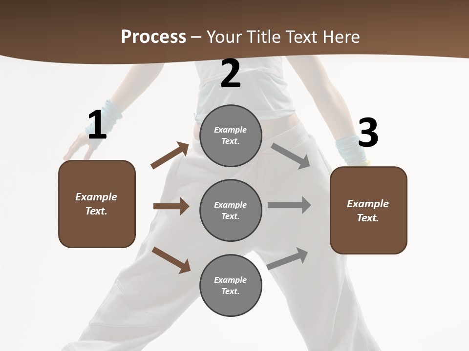 Gymnastics Performer Elegance PowerPoint Template