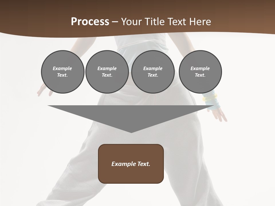 Gymnastics Performer Elegance PowerPoint Template