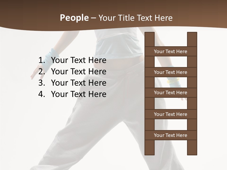 Gymnastics Performer Elegance PowerPoint Template