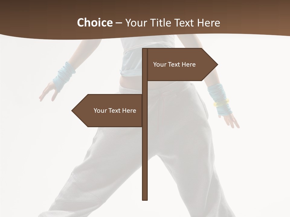 Gymnastics Performer Elegance PowerPoint Template