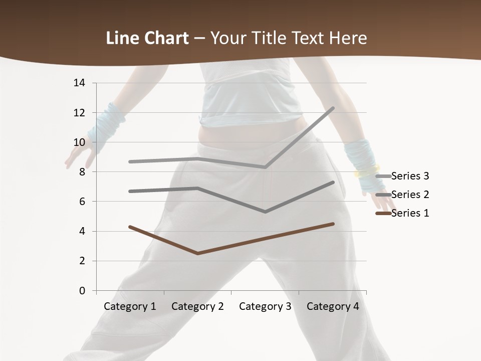 Gymnastics Performer Elegance PowerPoint Template