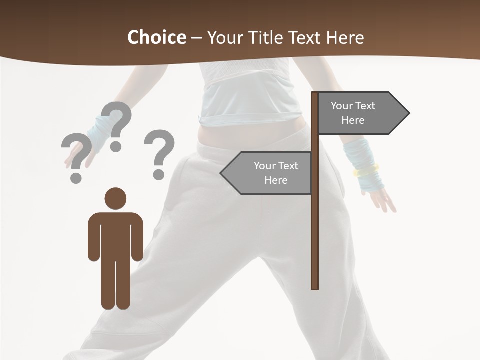 Gymnastics Performer Elegance PowerPoint Template