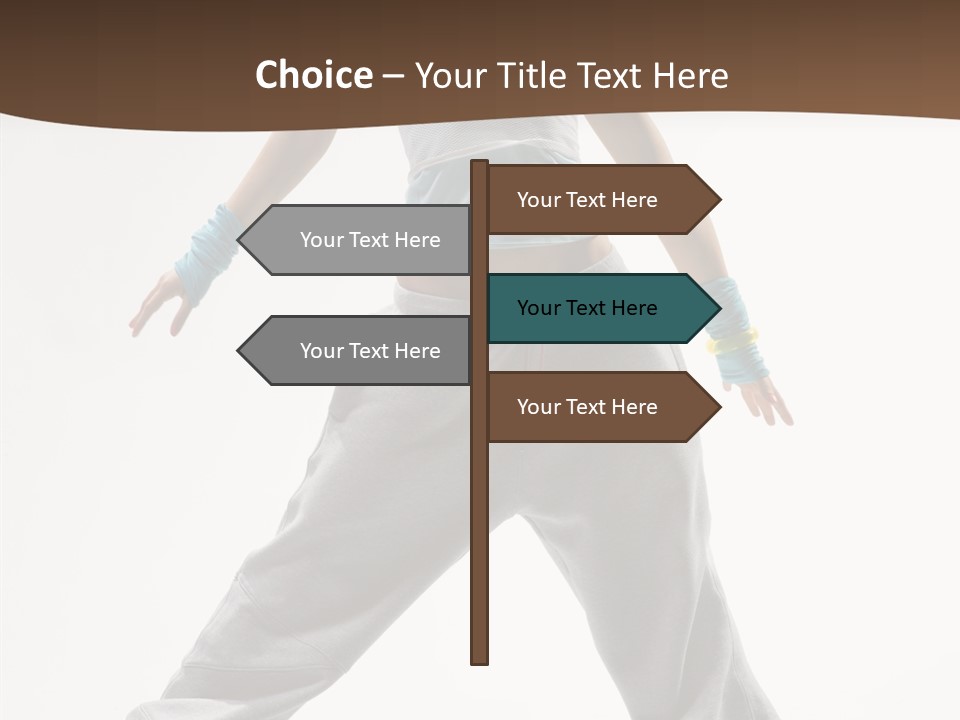 Gymnastics Performer Elegance PowerPoint Template