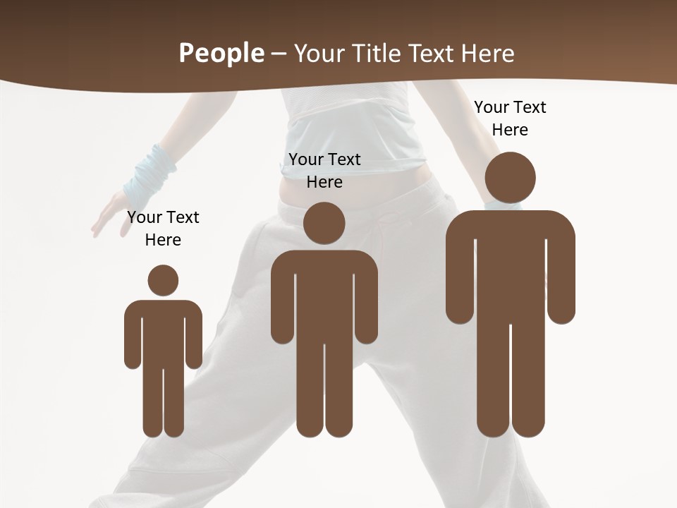 Gymnastics Performer Elegance PowerPoint Template