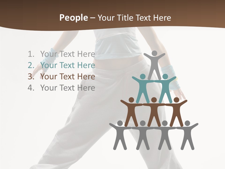 Gymnastics Performer Elegance PowerPoint Template