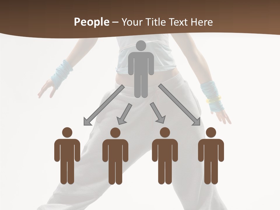 Gymnastics Performer Elegance PowerPoint Template