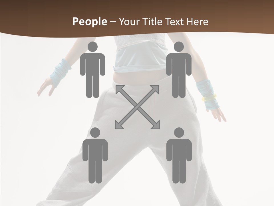 Gymnastics Performer Elegance PowerPoint Template