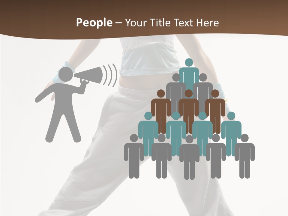 Gymnastics Performer Elegance PowerPoint Template