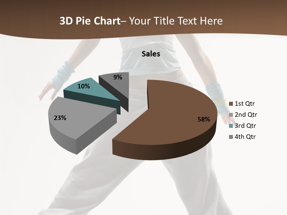Gymnastics Performer Elegance PowerPoint Template