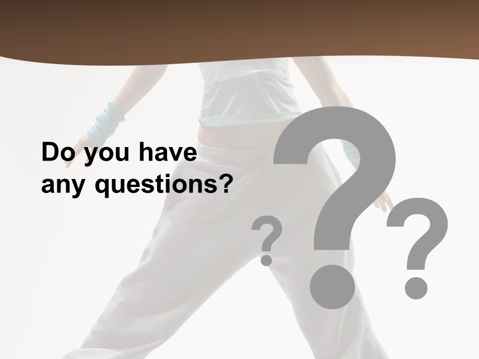 Gymnastics Performer Elegance PowerPoint Template