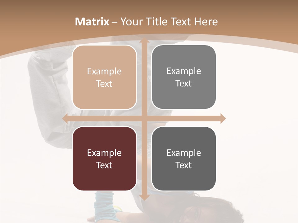 Performer Exercise Athlete PowerPoint Template