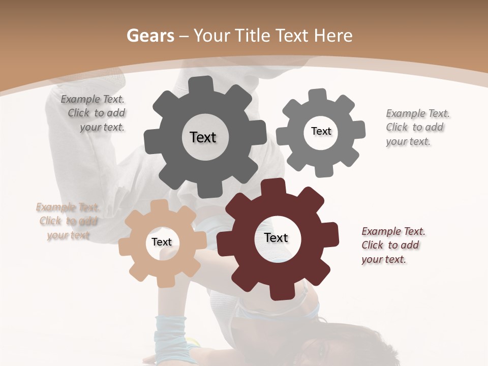 Performer Exercise Athlete PowerPoint Template