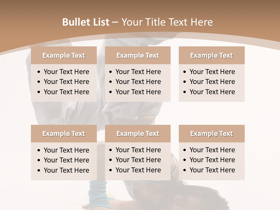 Performer Exercise Athlete PowerPoint Template