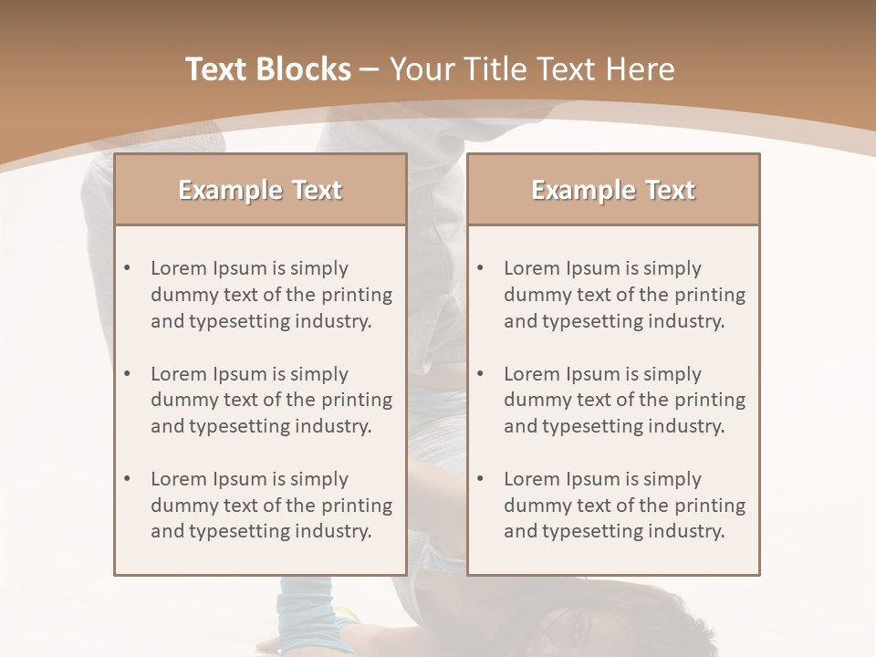 Performer Exercise Athlete PowerPoint Template