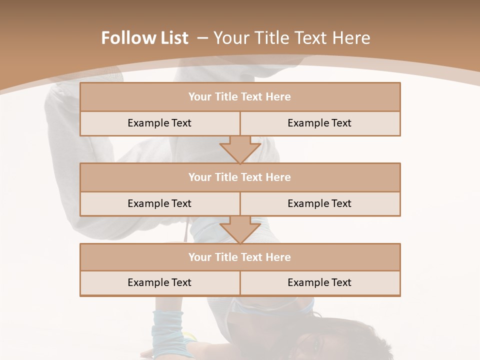 Performer Exercise Athlete PowerPoint Template