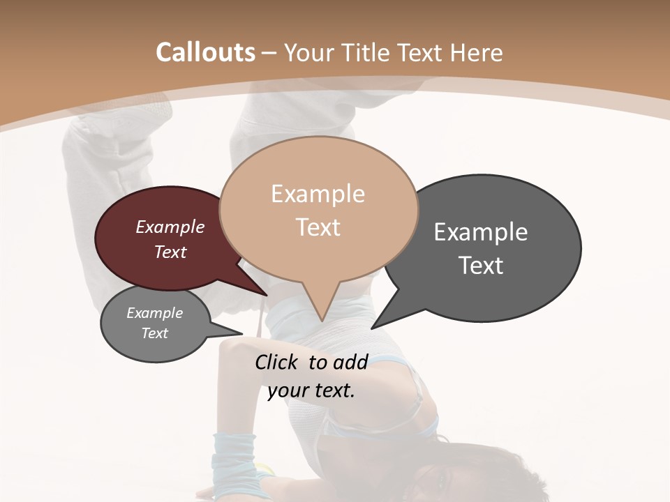 Performer Exercise Athlete PowerPoint Template