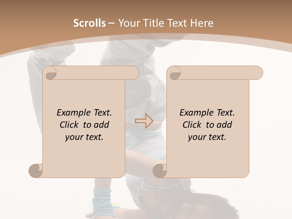 Performer Exercise Athlete PowerPoint Template