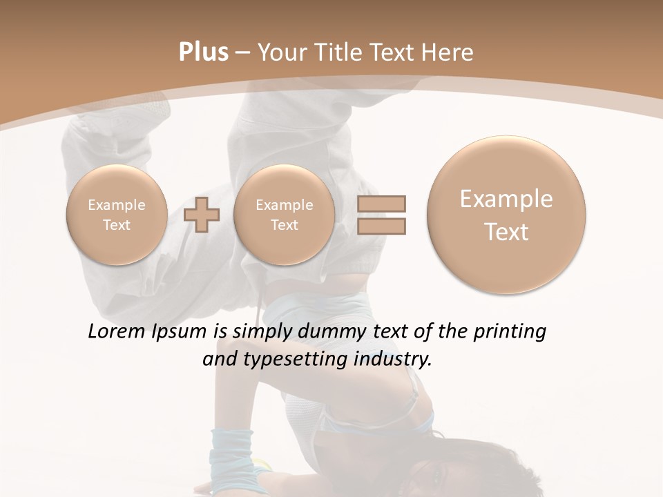 Performer Exercise Athlete PowerPoint Template